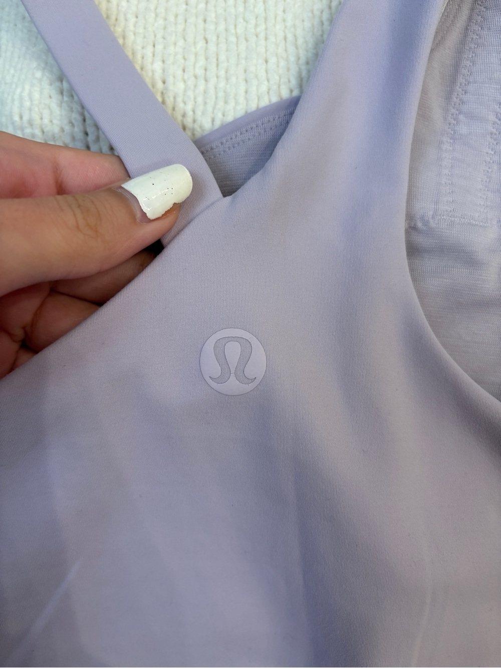 Lululemon Lilac Everlux Asymmetrical Tennis Tank Top 🫧 - Picture 6 of 8